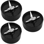 3 pcs lame de pour 250 w magic bullet blender extracteur de jus, magic bullet pices de rechange de lame, ...