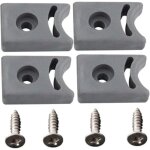 Zvd 4 bute de porte de douche avec vis jeux de bute de porte coulissante de remplacement pr - perce ...