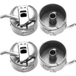Zvd - 4 pièces boîtier de canette en acier inoxydable pour machine à coudre, chargement frontal, compatible ... Zvd - 4 pièces boîtier de canette en acier inoxydable pour machine à coudre, chargement frontal, compatible ...