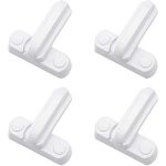 Zvd - lot de 4 serrures loquets bloque poignee scurit domestique supplmentaire remplacement pour maison ...