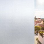 Zvd - 45x200cm)film fenetre intimit givr film opacit vitre - deco maison stickers electrostatique ...