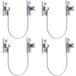 Zvd - 4pcs entrebilleur fentre porte restricteur de porte de fentre verrou fenetre upvc verrouillage ...