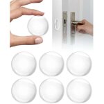 Zvd - 6 x bute de poigne de porte murale, bute de porte murale transparent, coussin de protection ...