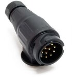Zvd - adaptateur 13 broches pour remorque 12v fiche pour attelage de remorque prise de courant automobile ...