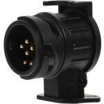 Zvd - adaptateur de remorque 13 broches  7 broches, prise 13 broches pour caravane de tracteur de remorque ...