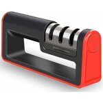 Zvd - aiguiseur de couteaux professionnel, aiguiseur de couteaux manuel, aiguiseur de couteaux 3 en 1 ...