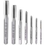Zvd - aiper 7pcs mtrique hss gauche tarauds  fileter main m3 - m12 [toutes les tailles]