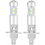 Zvd - ampoules de phares, 2x h1 6000k ultra white 100w kit d'ampoules de phares  led pour feux de croisement ...