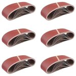 Zvd - bande abrasive 75 x 533 mm, bandes abrasives mixte pour ponceuses  bande, grains 80, 10 pices ...