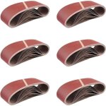 Zvd - bandes abrasives en tissu 25 pices 75 x 533 mm mixpack (5 x grain 40 / 60 / 80 / 120 / 180 chacun) ...