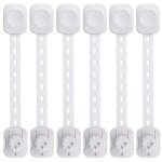 Zvd - bb de scurit verrouillage(amlior), lot de 6 loquets bloque - placards pour enfants / bb, ...