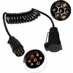 Zvd - cbles d'extension pour remorques 7 - 7pin 2m cblage prise caravane rallonge spirale cble pour ...