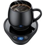 Chauffe - tasse  caf avec 3 rglages de temprature chauffe - boissons lectrique arrt automatique, ...