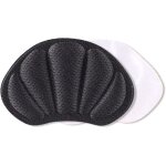 Zvd - coussinets de talon souples auto - adhsifs 1 paire, noir