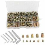 Zvd - crous hexagonaux m4 m5 m6 m8 m10 avec inserts filetés, alliage de zinc insert fileté hexagonale ... Zvd - crous hexagonaux m4 m5 m6 m8 m10 avec inserts filetés, alliage de zinc insert fileté hexagonale ...