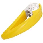 Fournitures de cuisine en acier inoxydable, outil de coupe de fruits bananes, couteau de sparation de ...