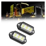 Zvd - led eclairage plaque immatriculation, led clairage plaque d'immatriculation auto, impermable ...