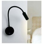 Liseuse de chevet led 3w liseuse led cygne flexible (noir) applique murale liseuse led avec interrupteur ... Liseuse de chevet led 3w liseuse led cygne flexible (noir) applique murale liseuse led avec interrupteur ...