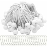 Zvd - lot de40 tendeur elastique cordons lastiques avec boules sandow elastique boules elastiques pour ...