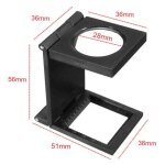 Zvd - loupe de table compte - fils , pliable compteur de fils en mtal , grossissement de 10x , loupe ...