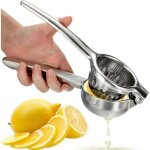 Zvd - presse agrumes presse citron manuel incassable en acier inoxydable, pour un maximum de jus, passe ...