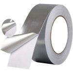Zvd - ruban adhsif en aluminium, isolant thermique, impermable, pour sceller ou isoler, 50 mm x 50 ...