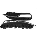 Zvd - pour s3 style pare - chocs avant antibrouillard grilles noir brillant pour audi a3 s line 8v 2013 ...