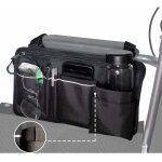 Zvd sac pour fauteuil roulant avec poches - sac latral universel tanche pour accoudoir pour fauteuil ...