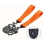 Scie sauteuse portable de camping en plein air, scie  chane  tirer  la main, outil de survie multifonction ...