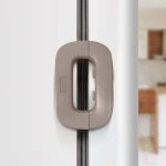 Zvd - verrou de scurit pour enfants, (gris)serrure de porte du rfrigrateur, pour bbs et enfants ...