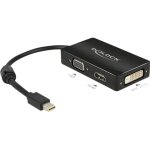 62631 displayport / vga / hdmi / dvi adaptateur [1x mini port display mle - 1x vga femelle, hdmi femelle, ...