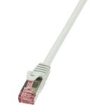 Cable reseau gris 0. 50m sftp blinde rj45 cat6
