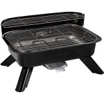 01. 112252. 01. 001 �lectrique, charbon de bois barbecue avec protection anti - vent, avec pied, avec ...