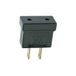 01351 adaptateur 2p us - p10 noir