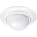 Dtecteur de mouvement blanc steinel is360 - 1 de, encastr, porte 4 m, 360, ip54