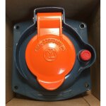 054145 - socle tableau prisinter ml - ip44 - 16a - 200 / 250v - 2p + t - m�tal - legrand