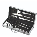 06420 ensemble d'ustensiles de cuisine pour barbecue dans un coffret en acier 6 pices - ompagrill