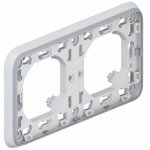 069683 plexus bote d'encastrement horizontale 2 positions grise - legrand