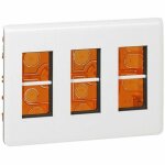 Kit poste de travail encastr� mosaic pour 3x4 modules legrand 078873l