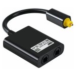 1 a 2 adaptateur audio separateur de cable optique numerique adaptateur audio a fibre optique adaptateur ...