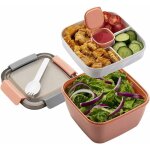 1. 5l - lunch box aveccompartiment de subdivision, boite repas adultes / enfants, bento lunch box durable, ...
