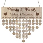 1 ensemble de calendrier mural de rappel de décoration suspendu de cadeau d'artisanat créatif - ahlsen ... 1 ensemble de calendrier mural de rappel de décoration suspendu de cadeau d'artisanat créatif - ahlsen ...
