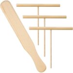 1 ensemble? cr�pes 1 spatule cr�pe bois et 3 r�teau � cr�pes etaleur crepe �pandeur de cr�pes pour ustensiles ...