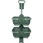 Mv industrie - chariot kaba pour kajo 15l vert olive / vert amande + 2 kajo 15l vert olive / vert amande ...