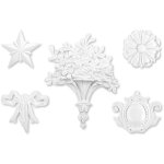 1 ornement - pu stucco, r�sistant aux chocs et dur - d�coration grand d�cor - grand choix: a631 - ange ...