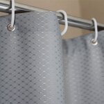 1 pc 120180cm(gris)rideau de douche lavable tissu imperméable rideau de baignoire anti moisissure textile ... 1 pc 120180cm(gris)rideau de douche lavable tissu imperméable rideau de baignoire anti moisissure textile ...