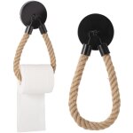 1 pcs porte papier toilette mural corde, support porte rouleau papier toilette, derouleur papier toilette ...