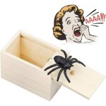 1 pice araigne blague bote araigne dans la bote en bois blague araigne peur bote pour enfants ...