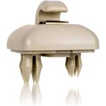 1 pi�ce clip de pare - soleil de voiture beige clip de pare - soleil, crochet de support de crochet de ...