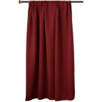 1 pice rideau occultant, pour fentre et porte isolant thermique, 135x175cm, bordeaux, vh5882bd - woltu ...